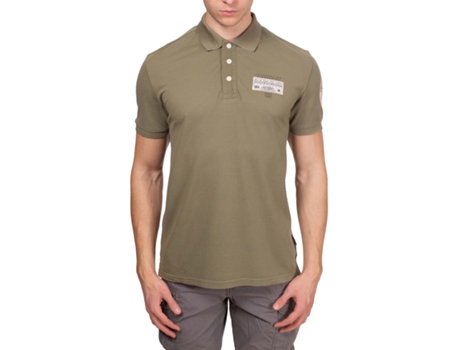 Polo de Hombre NAPAPIJRI Algodón Verde (S)