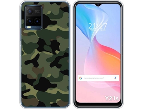 Carcasa Vivo Y21s / Y33s TUMUNDOSMARTPHONE Camuflaje Multicolor