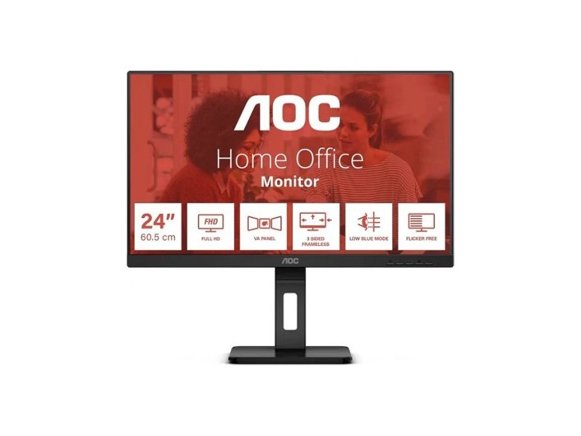 Monitor 24E3Qaf AOC (24'' - Full HD - IPS - 4 ms - Negro)