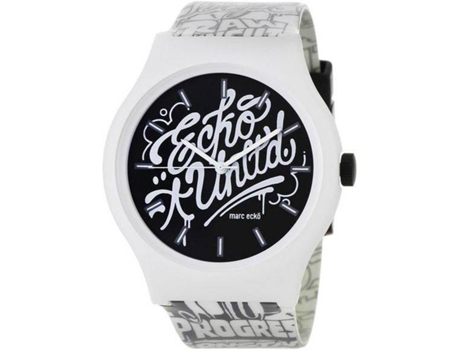 Reloj MARC ECKO Hombre (Silicona - Blanco)