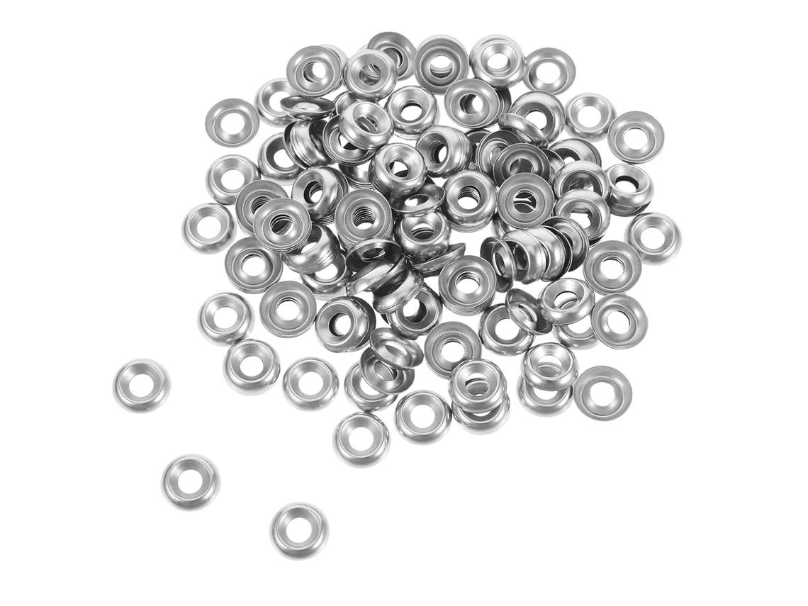 Aranedas Planas Metálicas Acero Inoxidable 200 Acabado Sin