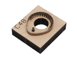 Troquel De Corte De Cuero Con Base De Madera Gruesa Para Manualidades De Scrapbooking.