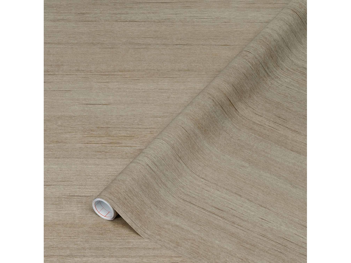 Película adhesiva para madera DC Fix, 45 cm x 15 m, gris claro, 200 3269