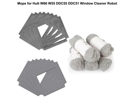 Hutt-fregonas para limpiador de ventanas eléctrico, Robot, fregonas, Kits de repuestos, accesorios para Xiaomi Mijia Hutt W66 W55 Ddc5 Ddc55