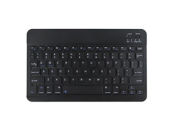 Teclado Bluetooth recargable ultrafino HEXINYIGJLY, negro, para iPad/iPhone/Samsung/Android