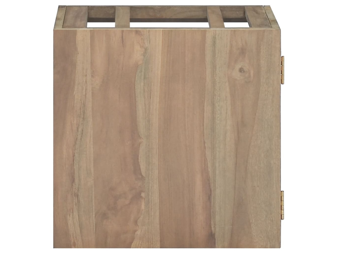 Maison Exclusive - Armario De Baño De Pared Madera Maciza De Teca 46x25,5x40 Cm