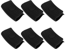 Juego de 6 fundas de silicona resistentes al calor para mangos de ollas y sartenes, antideslizantes y aislantes, con Vayotoy