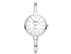 Relógio feminino casual Gaiety com numerais romanos, pulseira de quartzo PU vermelha