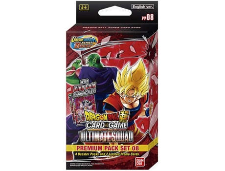 Juego de Cartas BANDAI Dragon Ball Super CCG Premium Pack Set 08 (Edad Mínima: 6 Años -Nivel de Dificultad: Intermedio)