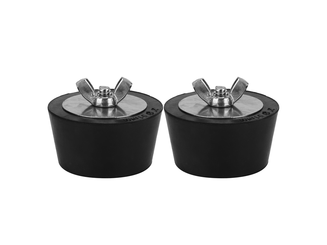 Tapones de expansión de goma de 2" para tuberías de piscinas y spas. Accesorios para el invierno.