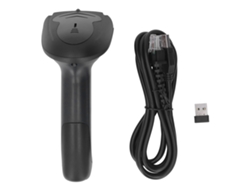 Leitor De Código De Barras Sem Fio 2.4g Usb 1d 2d Qr Mão Plug And Play Digital Impresso