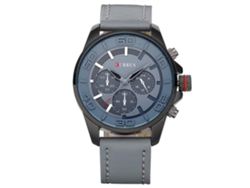 Reloj Deportivo Digital Informal Para Hombre Con Correa De Cristal Y Movimiento De Cuarzo Blanco.