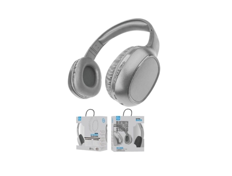Auriculares KM Auriculares Inalámbricos y Con Cable Extrabass Km Km-Cs006 Gris