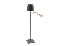 Lámpara Poldina Pro XXL Gris Oscuro LED Recargable y Regulable 150cm ZAFFERANO