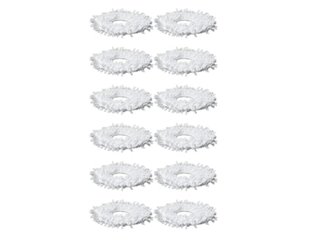 12pcs panos de limpeza para yeedi mop station robô autolimpante