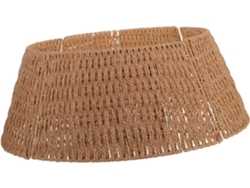 Collar Trenzado Para Árbol De Navidad, Cuerda De Papel Desmontable, Cubierta Rústica Para La Base Del Soporte Del Árbol.