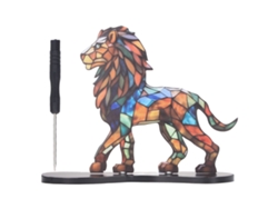 Estatua De Animal De Metal Para Decoración De Mesa: Adorno Para Oficina Y Hogar.