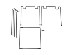 Soporte Metálico Resistente Para Bolsas De Basura De Exterior Con Gran Capacidad Para Jardín, Camping Y Eventos.