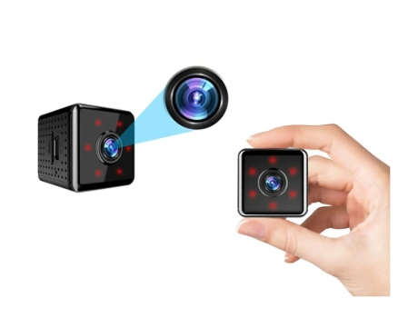 Mini cámara espía inalámbrica oculta Wi-Fi 1080P HD Seguridad interior para el hogar con aplicación de teléfono Visión nocturna Detección de movimi...