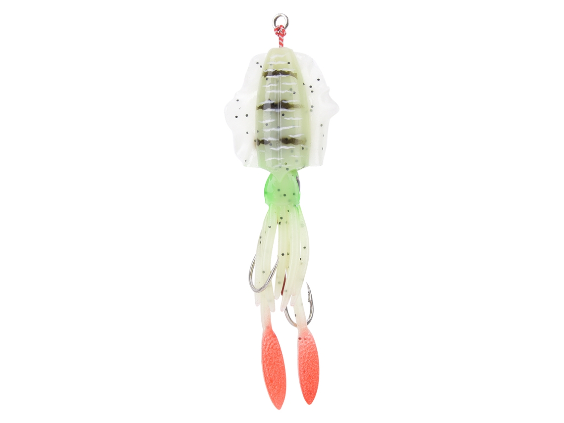 Señuelo De Pesca Suave Y Luminoso Con Forma De Pulpo O Calamar, Cebo Falso Uv, Accesorio De Pesca N.° 5