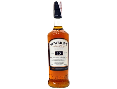 Whisky MORRISON'S BOWMORE Single Malt Morrison's Bowmore Golden & Elegant 15 Anos (1 L - 1 unidad)