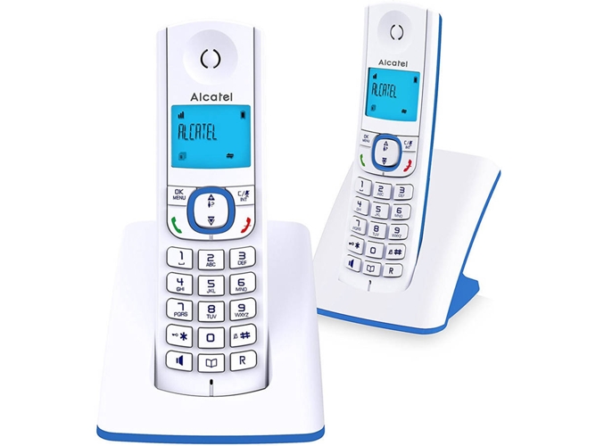 Teléfono fijo Sin Cable ALCATEL F530 azul