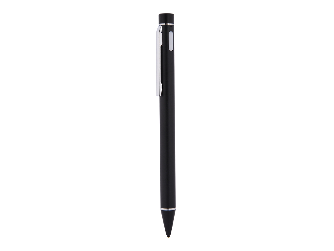 Lápiz Estilográfico Capacitivo Con Punta De Cobre Ultrafino De 1.45 Mm Para Pantalla Táctil Negro