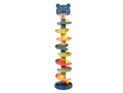 Torre De Bolas Interactiva Y Educativa Con 9 Niveles Y 9 Bolas Para Bebés Y Niños.