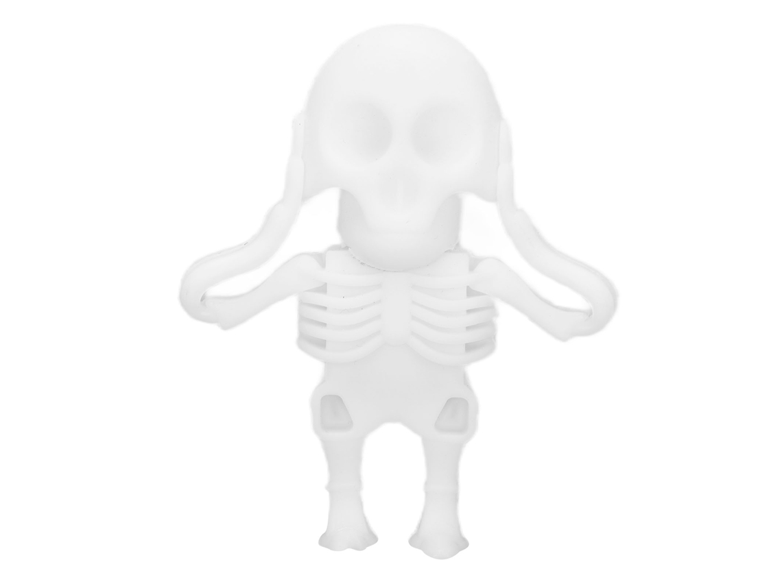 Pendrive Usb Cute Calavera Miniatura Forma Divertida Memoria 2gb Blanco Flash Drive Regalo