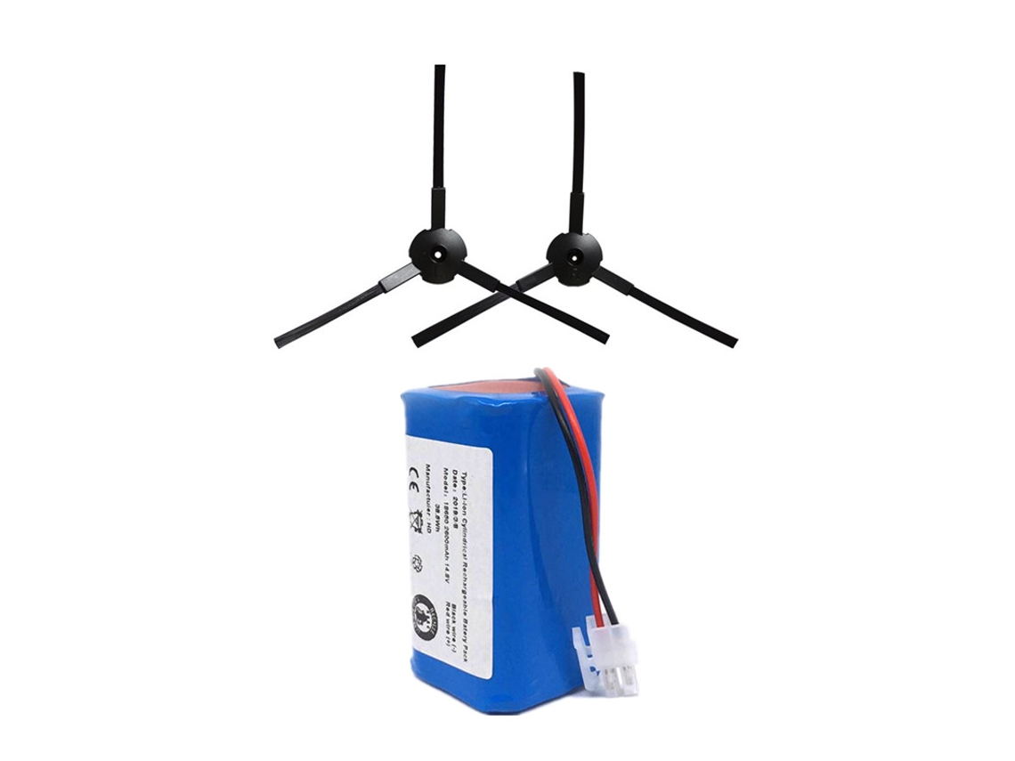 Reemplazo de batería recargable de iones de litio de 14,8 V y 2800Mah para piezas de aspiradora robótica Ilife A4 A4S, accesorios