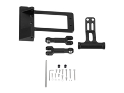 Soporte De Servo Rc 1/10 Con Kit De Dirección Hidráulica De Aleación De Aluminio Para Coche Scx10 Iii Ar45p, Piezas De Bricolaje, Color Negro.
