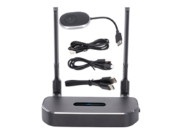 Extensor de audio y vídeo (transmisor inalámbrico, receptor HDMI y VGA)