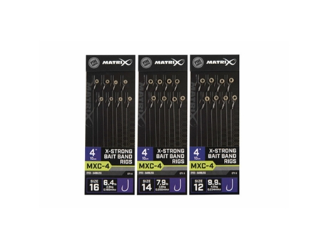 Cebo sin barra MATRIX MXC-4 X-strong Bait Band 10cm x8