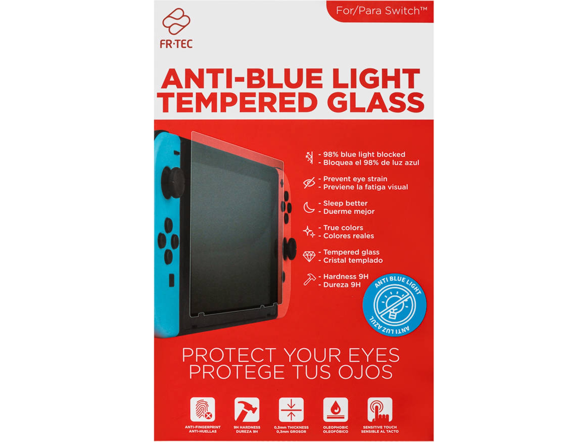 AC. SWITCH ANTI BLUE LIGHT TEMPERED GLAS