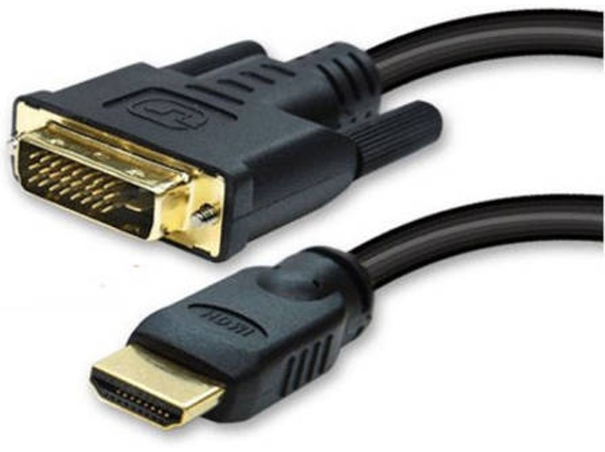 Cable HDMI S-CONN (HDMI - DVI - Negro)