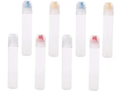Juego De 8 Botellas De Plástico Reutilizables Para Salsa, Flexibles, Portátiles Y Ligeras, Fáciles De Usar.