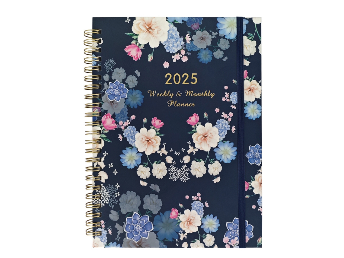 MEOIRUERY Agenda 2025, Agenda 2025 A5 Página por Día, Ene-Dic, Agenda A5 2025 Semanal para Trabajo y Estudio, Tablero de Notas y Misiones, Tapa Dura Suave y Pre