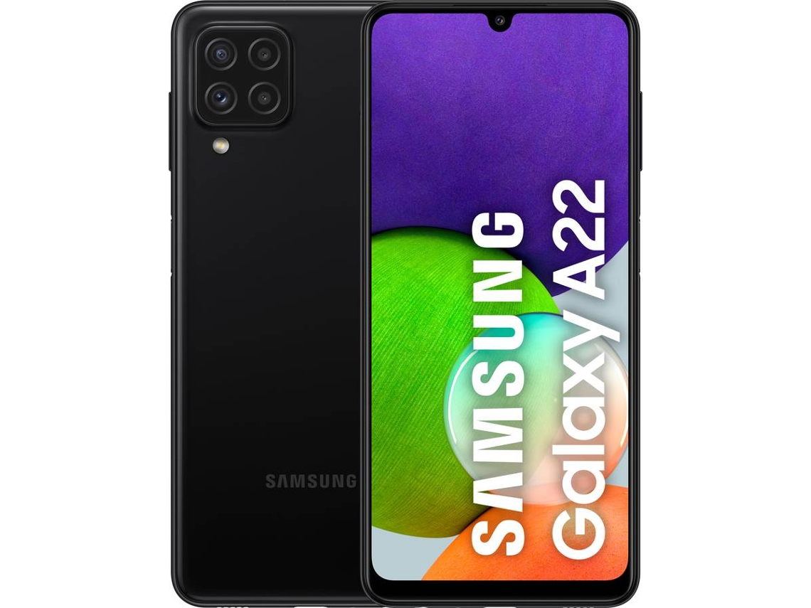 Smartphone SAMSUNG Galaxy A22 (6.4'' - 4 GB - 128 GB - Negro)