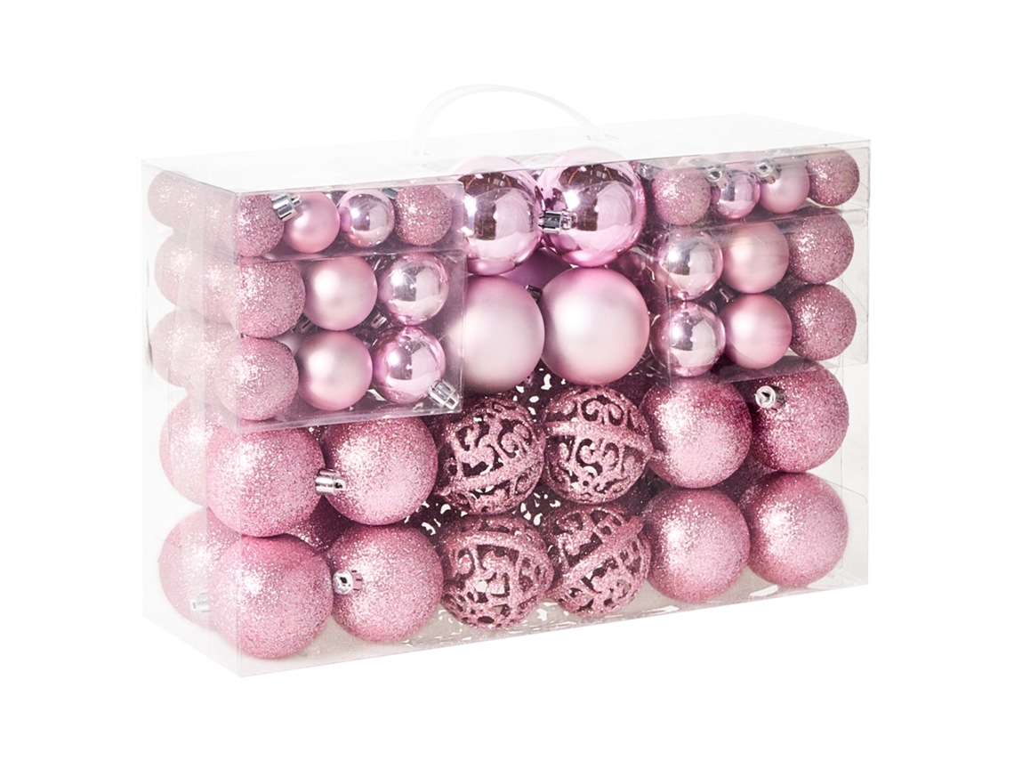 Juego de 100 bolas Beliani Vanern rosa