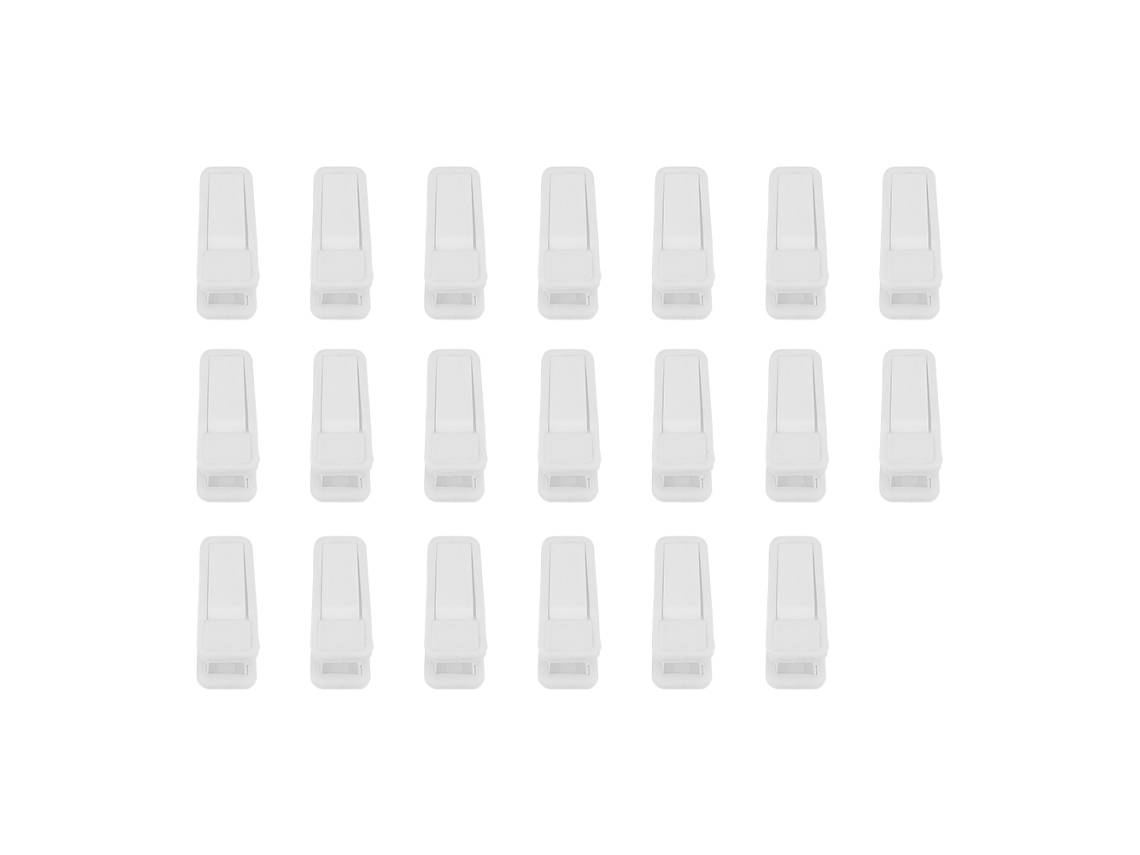 5 perchas plegables portátiles multifuncionales con 9 agujeros para ahorrar espacio (gris)