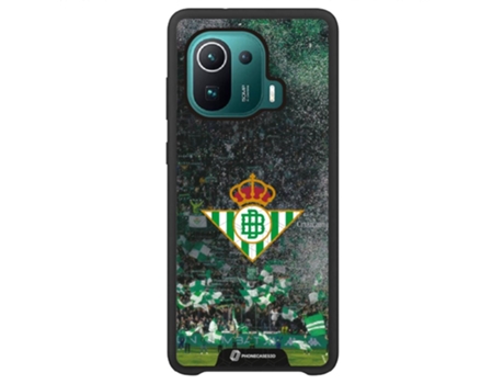 Funda Móvil Global Oficial Real Betis Fc para Xiaomi Mi 11 Pro Global PHONECASES3D Piel Sintética Negro
