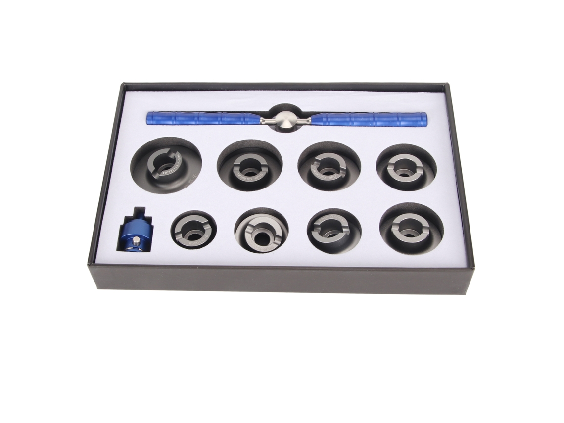 Kit para abrir cajas de relojes, tornillo de acero inoxidable, terrajas de puente de 6/8