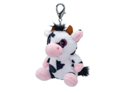 Peluche llavero WILD PLANET Vaca (5 x 8 x 8.5 cm)