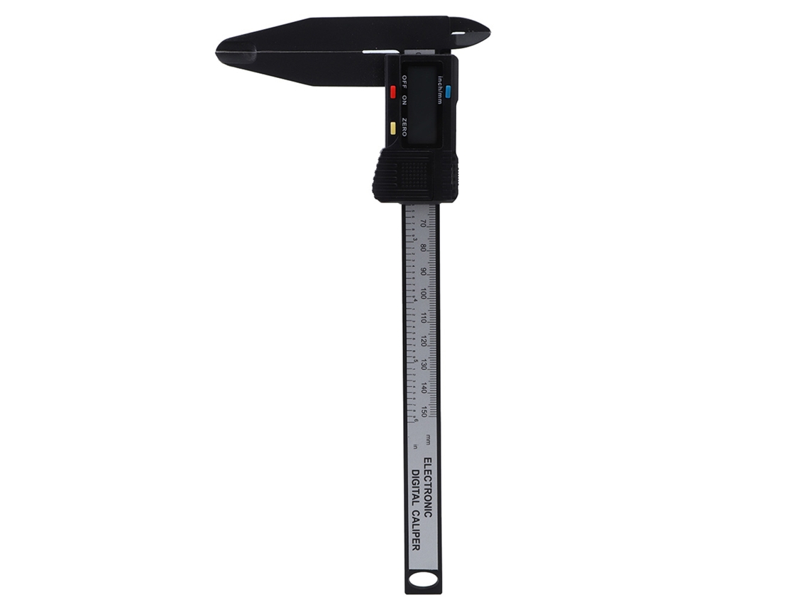 Calibrador Electrónico Digital De 150 Mm/300 Mm, Herramienta De Medición De Acero Al Carbono Con Freno Largo.