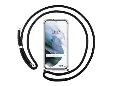Carcasa Samsung Galaxy S21 Plus TUMUNDOSMARTPHONE Colgante Negro