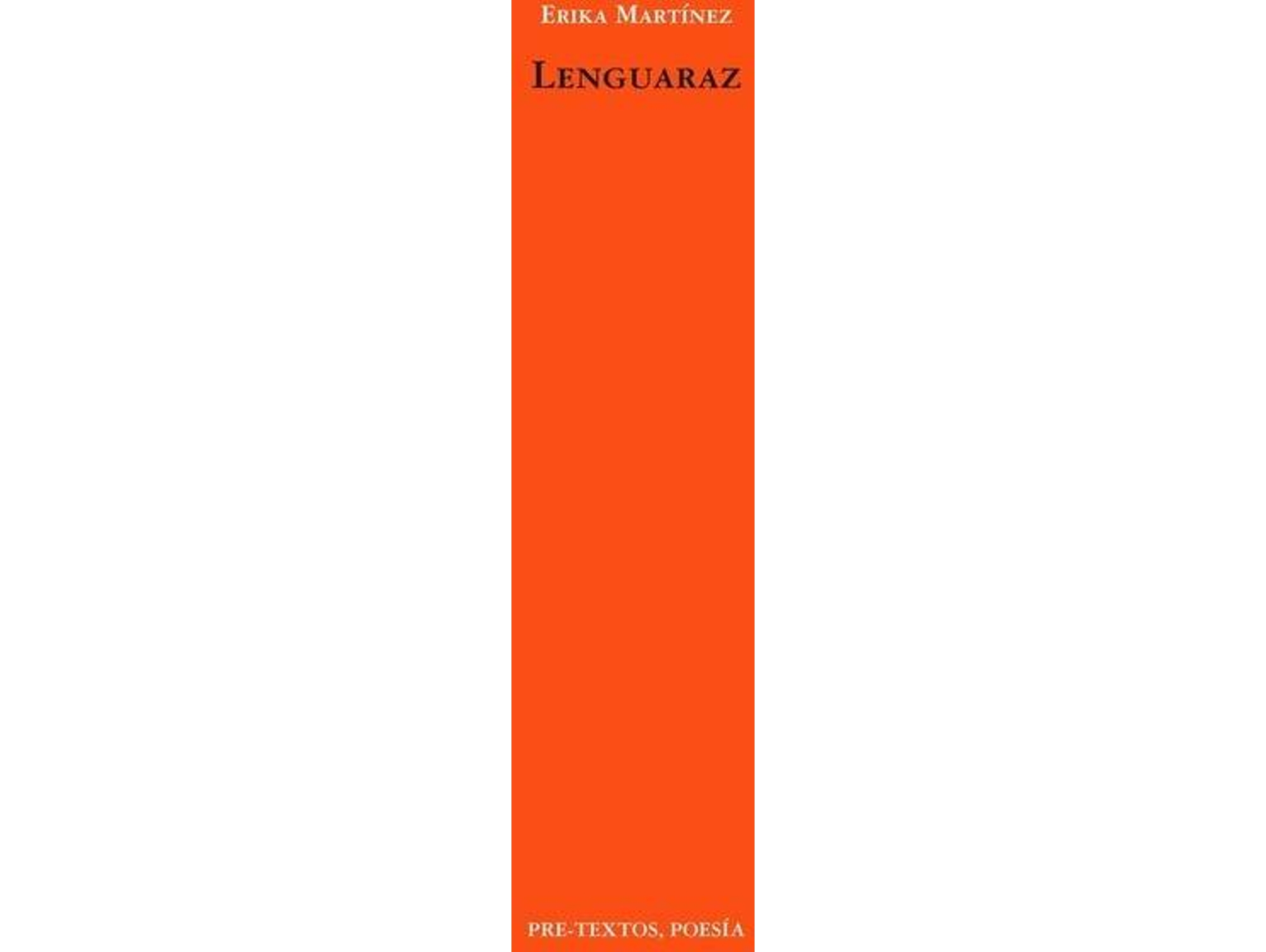Libro Lenguaraz:Aforismos de Erika Martínez Cabrera (Español)