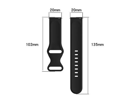 Correa De Reloj Inteligente Para Garmin Forerunner 645, Banda De Reloj De Silicona De Color Sólido Azul Marino De 20Mm VENISYMLIS