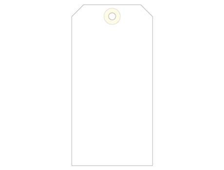 Etiquetas Colgantes APLI (Crema - 140 X 70 mm)
