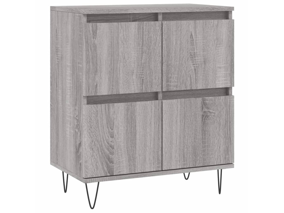 Maison Exclusive - Aparador De Madera Contrachapada Gris Sonoma 60x35x70 Cm