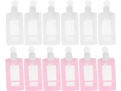 Juego De 20 Bolsitas De Viaje Para Champú Y Acondicionador De 90 Ml En Pet Pa Pe